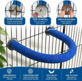 RYPET Parrot Perch Rough-surfaced - Quartz Sands Bird Cage Perches for Medium to Large Bird, U Shape Large
