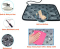 DEOMAN Pet Heating pad Outdoor Small Dog cat Heating pad Heated ped beds for Outside Dogs House Heater Electric Warming pad for Puppies with Timer,Chew Resistant Cord,Easy Clean,Waterproof