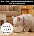 Thrymme 14 Pcs Bell for Collar, Mini Pet Bells, Lightweight Loud Bells for DIY Pet Collar Decoration, Dog Cat Collar Accessories for Daily Wear and Outdoor Tracking