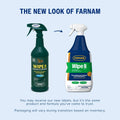 Farnam Wipe II Horse Fly Spray with Citronella, 32 oz Spray