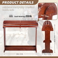 Extra-Large Wood Saddle Rack-Enhanced Height & Length with Reinforced Stability,Non-Abrasive Design,Heavy-Duty Saddle St