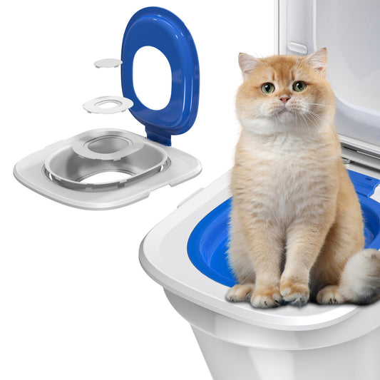 Cat Toilet Trainer Kit | Cat Potty Training Kit | Toilet Training for Cats & Cat Box