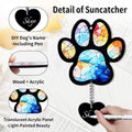 Pet Memorial Wind Chime – Dog Memorial Gifts for Loss of Dog, Loss of Pet Sympathy Gift, Pet Remembrance Bereavement Gift (Paw)