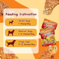 Jungle Calling Long Lasting Dog Chews for Medium Large Dogs, Chicken Wrapped Beef Tendon Braid Bones - Rawhide-Free Hip and Joint Support Treats with Glucosamine