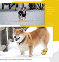Dog Shoes for Winter Dogs Boots & Paw Protector Warm Pet Booties for Puppy with Reflective Strip Dog Snow Boots for Smal