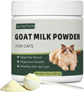 Goat Milk Powder for Cats, Digestive & Immune Support with Probiotics, Promotes Healthy Skin & Coat, Appetite-Boosting M