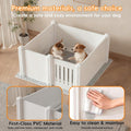 Whelping Box for Dogs, Puppies,with Pig Rails Washable Pad