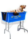 SHELANDY 45" Pet Grooming Bathtub Dog Wash Station | Heavy Duty Bathing Tub (Bathtub Only)