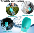 Kalimdor Dog Water Bottle,Leak Proof Portable Puppy Water Dispenser with Drinking Feeder, Dog Walking Accessories for Pets Outdoor Walking, Hiking, Travel, Food Grade Plastic