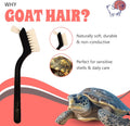 Turtle Cleaning Brush Remove Aquatic Mud, Dirt, & Contaminants from Tortoises Shells & Promoting Shell Health - Goat Hai