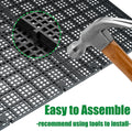 LINLAN 4 Pieces 5.9x11.8in (15X30cm) High-Density Aquarium Grid Plastic, Fish Tank Divider, Egg Crate for DIY Filtration