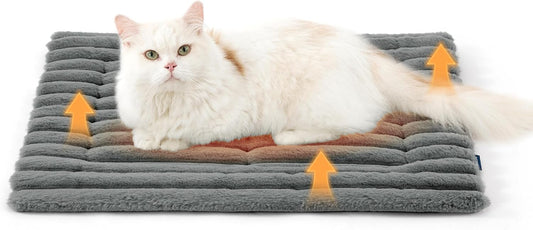 Bedsure ComfyFleece® Self Warming Cat Bed Mat,Small Pet Self Heating Pad