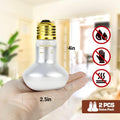 REPTI ZOO 50W Reptile Heat Lamp Bulb,2 Pack Intense Spot Basking Light,UVA Daylight Heating Lamp Bulb for Reptile & Amph