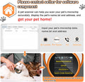 Symcode Pet Microchip Scanner RFID EMID Micro Chip Reader with 1.44IN TFT Display 134.2kHz 125kHz 15 Digits Pet Chip ID 
