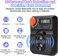 Ultrasonic Dog Bark Deterrent Device - Anti Barking Device for Dogs, 4-Mode Dog Silencer 50Ft Range Bark Control for Ind