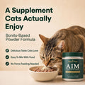 Happy Wags Aim for Cats Powder, happywags Aim Kidney & Immune Support for Cats, Cat Supplement, 100g