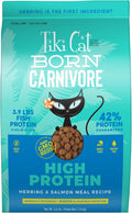 Tiki Cat Born Carnivore Dry Cat Food, Herring & Salmon Meal, 5.6 lb Bag