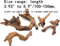 5Pcs Real Natural Driftwood Length 3.93" to 5.9"