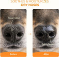 HUTVRACC Lick-Safe Dog Paw & Nose Balm | 2.1 oz All Natural Wax with Coconut Oil & Shea Butter | Winter Snow, Road Salt & Hot Pavement Protector | Moisturizer for Dry, Rough Pads & Snouts