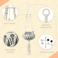 Juexica 3 Pcs Macrame Cat Hammock, Including Hanging Kitten Bed Scratcher Scratch Pad Swing Bed for Small Cat Small Dog(