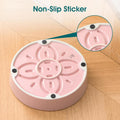 vancasso Ceramic Slow Feeder Dog Bowls, Puzzle Dog Food Bowls with Floral Maze, Anti -Slip Pet Food Dish for Medium Bree