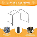 Extra Large Dog House Outdoor, 4'x4'x3.3' Dog Shade Shelter Canopy