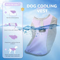 AXIIJGL Dog Cooling Vest with D-Ring Dog Tshirt Sun Protection Small Puppy Clothes for Girls Boys Stretchy Shirts for Dogs Lightweight Breathable Shirt French Bulldog Frenchie Dachshund Clothes