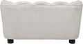 Paws & Purrs Retro Scalloped Back Sofa Style Pet Bed, Dog & Cat Couch with Tufted Cushion & Armrest, Stylish Indoor Pet 