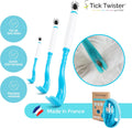Tick Twister Tick Remover for Dogs and Human - Made in France - Tick Puller for Humans and Dogs - 3 Different Sizes - Do