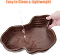 Petmolico Large Reptile Water Dish Non-Slip Bottom Habitat Accessories