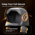 Self Cleaning Litter Box, Open Top 105L Automatic Litter Box for Multiple Cats, App Control, Safety Sensor, Anti-Pinch, 