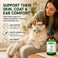 Natural Antibiotics for Cats- Pet Antibiotic - Cat Healing Aid and Skin Repair for Wounds, Sores, and Abrasions, Provides Itch Relief for Irritated Skin