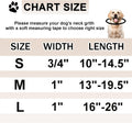 Reflective Martingale Collar for Dogs Nylon Training Collar with No Buckle Cute Floral No Pull Dog Collar for Medium Dog