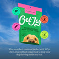 Get Joy Freeze Dried 100% Beef Liver Dog Treats, 4oz | Single Ingredient Organ Meat, High Protein Raw Dog Food Topper, Snack & Training Rewards | Grain Free, Gluten Free, Filler Free