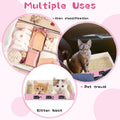 Amyhill 30 Pack Disposable Cat Litter Box Paper Pet Trays