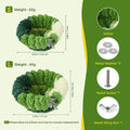 Admaison Bird Nest for Cage,Plush Hanging Bird Bed for Parakeet,Breeding Bird House for Conure,Budgie,Cockatiel,Lovebird,Canary,Finch,Hamster,Small Pets,Warm Nest (Green, S)
