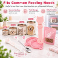 5PCS Cat Food Can Spoons & Can Lids Set, for Cat Dog Wet Food Storage