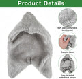 Cozy Bird Blanket Bird Corner Fleece Birds Bed Warmer(Gray/M)