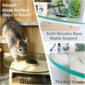 11" Silent Chinchilla Wheel Glass Chinchillas Exercise Wheel(11inch)