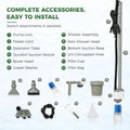 30W Aquarium Vacuum Gravel Cleaner, 6-in-1 Electric Fish Tank Siphon