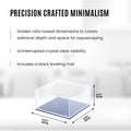Ultum Nature Systems Ultra Clear Rimless Aquarium - Low Iron Glass Fish Tank with 45° Mitered Edges, 5mm-12mm Thick, Lev