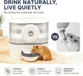 No Drip Hanging Automatic Rabbit Water Dispenser 650ml, Top Refill Pet Water Bowl Bottle BPA Free for Bunny, Guinea Pig,