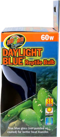 Zoo Med Daylight Blue Reptile Bulb [Set of 2] Watt: 60 Watts