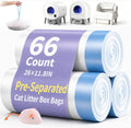 66 Count 26"x11.8" Cat Litter Box Bags Liners for Automatic Cat Litter Box