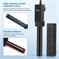 hygger Upgrade Ceramic Aquarium Heater, 200W Digital Fish Tank Heater with Automatic Power-Off and Over-Temperature Prot