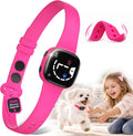 No Bark Collar with Silicone Strap, No-harm Dog Bark Collar, Bark Collar for Small Medium Large Dogs, Fashionable and Li