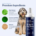 Honest Paws Dog Shampoo and Conditioner - Premium Dog Wash for Allergies and Dry, Itchy, Moisturizing for Sensitive Skin - Sulfate Free, Plant Based, All Natural -16 Fl Oz