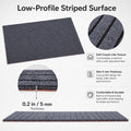 47"x32" Dog Crate Mat, Waterproof Non-Slip Washable Kennel Floor Protector