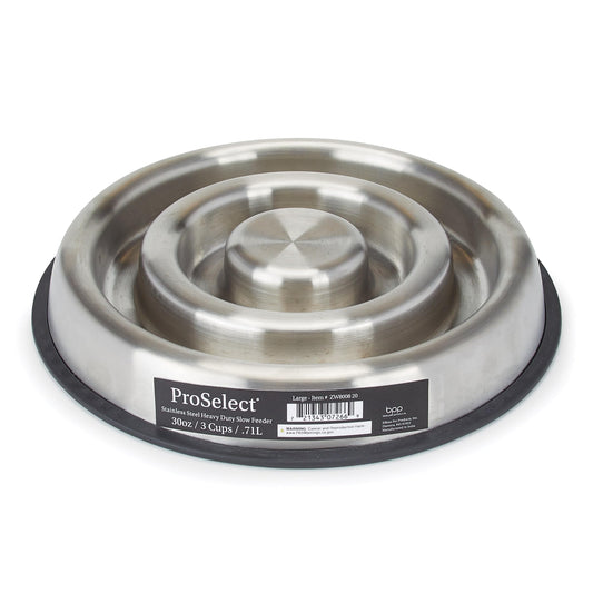 ProSelect Stainless Steel Heavy Duty Slow Feeder Large