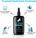 Zomp Liquid Hoof Thrush and White Line Treatment for Horses: Effective for Thrush Relief and Prevention on All Hooved An